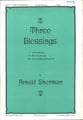 Three Blessings SATB choral sheet music cover